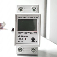 Thiết bị đo công suất độ chính xác cao LS-Electric 80A 220V có nút RESET công tơ điện tử đồng hồ điệ