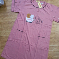 Daster tessa ukuran standart daster kaos tessa daster tebal adem ld 100cm