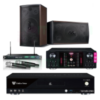 【金嗓】CPX-900 K2F+OKAUDIO DB-9AN+ACT-869+SD-305(4TB點歌機+擴大機+無線麥克風+喇叭)