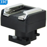 JJC Mini Advanced Hot Shoe to Universal Shoe Adapter Mount for Canon S21/S200/G10/S30/M52/200/ M32/S20/S11/S10/M300 Contact LED