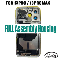 Applicable to Full Housing For iPhone 13 Pro Max Back Glass Battery Cover Middle Frame Chassis with 