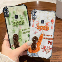 Sarung untuk vivo Y93 dengan reka bentuk comel, perlindungan di empat sudut, gaya bergaya, pelbagai