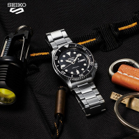 SEIKO 精工 5 Sports 系列 黑水鬼型機械錶(4R36-07G0Q/SRPD55K1)-黑/42.5mm_SK043