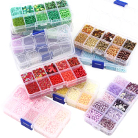 Seed Beads Kit Macaron Colors Small Craft Beads For Jewelry Making DIY Beads Creative Necklace Brace