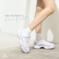 Nike Jordan 11 Retro Low 女鞋 白色 紫色 薰衣草 AJ11 果凍底 亮皮 休閒鞋 AH7860-101
