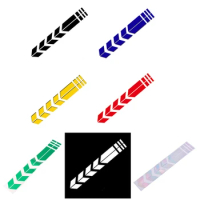 Motorcycle Frame Front Fork Waterproof Reflective Decal Tape Bike MTB Stickers Decor Warning Reflective Sticker