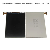 Azqqlbw 10pcs/lot For Nokia 225 N225 230 RM-1011 RM-1126 1126 LCD Screen Display Screen Replacement Parts For Nokia 225 RM-1012
