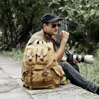 Men's Outdoor Photography Backpack Camera Camera Bag Fashion Outdoor Backpack Rucksack Camera Bag