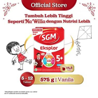 SGM Eksplor 5+ dengan IronC Susu Bubuk Rasa Vanilla 575GR