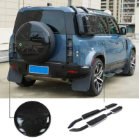For Defender 90 110 130 2020-2023 Wheel Spare Tyre Cover Step Running Board Step