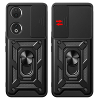 Shockproof Armor Magnetic Holder Ring Case For Honor 90 Honor90 Lite Honer 70 50 X6A X7A X8A X7 X8 X9 X5 Plus Lens Protect Cover