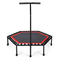 small polygon trampoline without net for family for kids