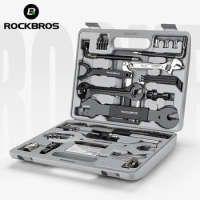 ROCKBROS Bicycle Repair Tools Set Crankset Repair Set Cassette Fixed Set Hub Chain Repair Tire Repair Set Professional Tool Set
