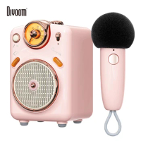 Original Divoom Fairy-OK Portable BT Speaker with Microphone Karaoke Function with Voice Change FM Radio TF Card