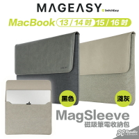 Mageasy 魚骨牌 MagSleeve 磁吸 平板 收納包 筆電包 適 MacBook 13 14 15 16 吋【APP下單9%點數回饋】【APP下單8%點數回饋】