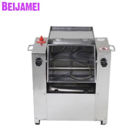 BEIJAMEI High Capacity Dough Mixer 220V Commercial Flour Mixing Stirring Electric Bread Dough Kneading Machine 1400r/Min