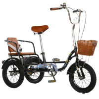 Elderly Tricycle Bicycle Small Lightweight Human Adult Elderly Pedal Tricycle