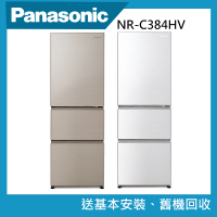 Panasonic 國際牌 385公升一級能效三門變頻冰箱(NR-C384HV)