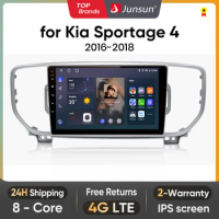 Junsun V1 AI Voice Wireless CarPlay Android Auto Radio for KIA Sportage 4 QL 2016 - 2018 4G Car Multimedia GPS 2din autoradio