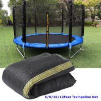 6/8/10/12Feet Trampoline Net Replacement Fence Enclosure Anti-fall Safety Mesh Netting Suit Jumping Pad Fitiness Protect Net