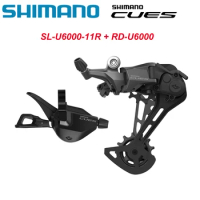 SHIMANO CUES U6000 1X11 Speed Groupset for MTB Bike 11S 11V SL-U6000-11R Shifter Lever RD-U6000 Rear Derailleur Groupset