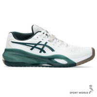 Asics 亞瑟士 網球鞋 男鞋 法網 GEL-RESOLUTION X 緩衝 白【運動世界】1041A481-111