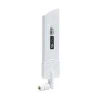 1PCS 5G/3G/4G/GSM Full Band Omni Wireless Smart Meter Router Module Gain 40DBi Antenna, White SMA Male
