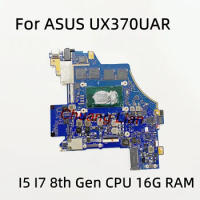 UX370UAR For ASUS UX370UAR Laptop Motherboard With I5 I7 8th Gen CPU 16G RAM 100% Fully Tested