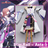 In Stock UWOWO Asta Cosplay Honkai Star Rail Cosplay Asta Costume JK Dress HSR Cosplay Outfit Halloween Costumes