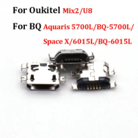 10pcs Micro USB Charging Dock Port Connector For BQ Aquaris 5700L/BQ-5700L/Space X/6015L/BQ-6015L/OUKITEL Mix2/U8 Charger Plug