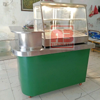 etalase fried chicken+meja