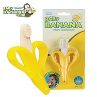 美國 BABY BANANA Brush 心型香蕉牙刷 寶寶固齒器 BR003