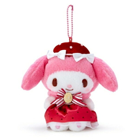 【震撼精品百貨】My Melody_美樂蒂~日本SANRIO三麗鷗 美樂蒂絨毛玩偶吊飾 (午後茶話會)*76952