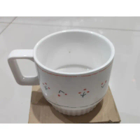 [GH] Cup And Plate - Korean Style Canqgkir Dan Piring Keramik Dengan Motif Gaya Korea Goms Home Mini