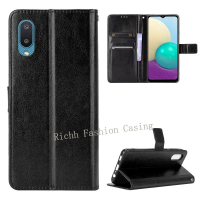 Ốp Cho Samsung Galaxy A02, Ốp Da PU, Ốp Điện Thoại Lật Dạng Ví, Ốp Lưng Samsung A02