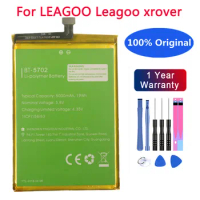 100% Original BT5702 5000mAh Battery For LEAGOO Leagoo xrover BT-5702 BT 5702 Smart Mobile Phone Replacement Batteries + Tools