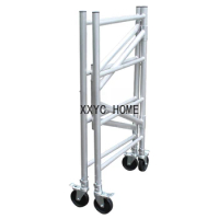 Aluminum Alloy Scaffolding Portable Retractable Trolley Decoration Ladder Platform Ladder