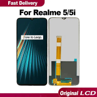 ใช้ได้กับ Realme 5 และ Realme 5i หน้าจอ LCD ชิ้นทดแทน