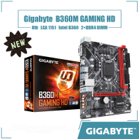 มาเธอร์บอร์ด HD สำหรับเล่นเกม B360M Gigabyte 2xDDR4 LGA1151ไม่เป็น Intel B365ชิปเซ็ต Micro ATX 32GB