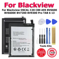 LiFHPV466595P Li32A097HTT Li676281HTT BV9300 Battery For Blackview OSCAL C20 C80 A95 BV6600 BV6600E BV7200 BV9300 Pro TAB 6 13