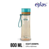 EPLAS MODERN 800/1000ml Water Bottle With Handle, Water Tumbler, Botol Air, BPA Free, Tritan, EGHT-8