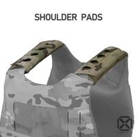 Fenggong tactical vest shoulder pad breathable and comfortable decompression laser cutting for lv119 AVS