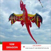 HFLY KITE 16m dargon kite pendant line laundry RIPSTOP NYLON 30D