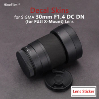Sigma 30 1.4 X / E Mount Lens Decal Skin Wrap for Sigma 30mm f/1.4 DC DN Contemporary X / E Mount Lens Sticker