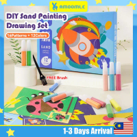 Children Kids DIY Sand Art Painting Drawing Set Toys Handmade Picture Paper Craft Sand Drawing Toy E