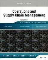 Operations and Supply Chain Management 8/e RUSSELL 2013 John Wiley