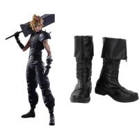 Final Fantasy Cloud Strife Cosplay Shoes Boots Men Women Halloween Costumes Accessory Custom Made for Adult