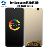 6.4'' AMOLED For Samsung Galaxy M31 LCD M315 Display Touch Screen Digitizer Assembly For Samsung M315 M315F M315F/DS LCD Display