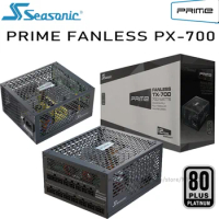 Seasonic PPRIME FANLESS TX-700 Power Supply 100-240V 20+4pin 700W ATX 12V Support Intel AMD CPU 10xSata PC Desktop Gaming Supply