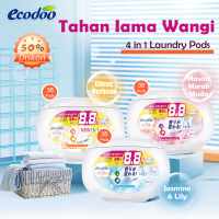 Ecodoo 【Cheap】parfum laundry tahan lama Pewangi  Laundry pods Deterjen Pakaian yang Baru Ditingkatka